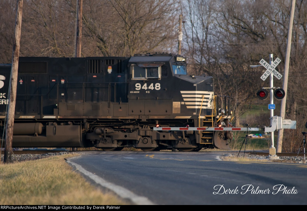 NS 9448 Leading Southbound Freight